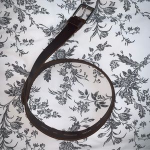 Fossil brown leather belt